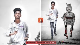 Instagram Viral Running with horse pic editing || Lightroom || Autodesk || Skin smoothing || Hair screenshot 5