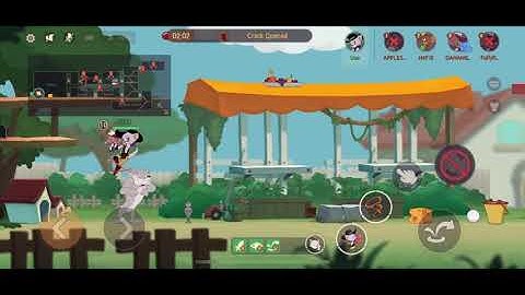 Tom and Jerry Chase - Funny Panic Wallcrack Protect Moment (ALMOST LOSE)