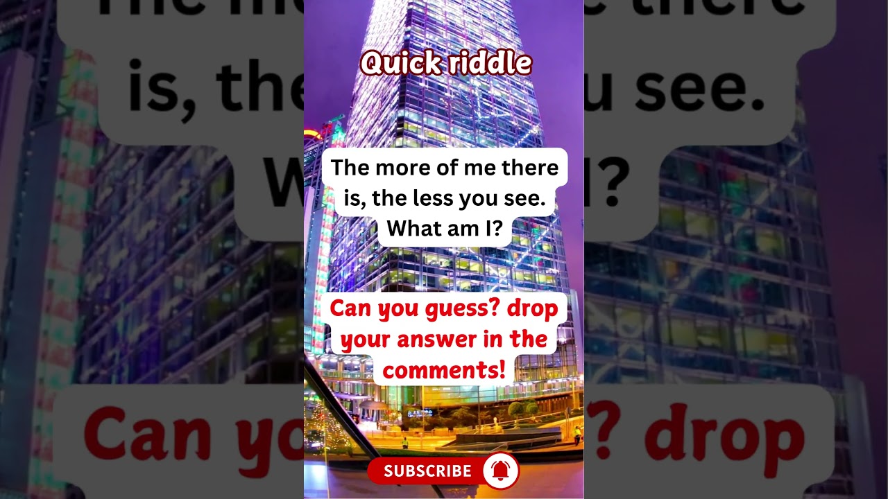 Can you solve this mind teasing riddle?                                      