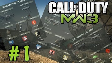 Modern Warfare 3 Random Class Generator Live Episode 1