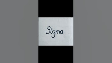 Sigma 😇#Viral #Cursive #Short #Calligraphy #handwriting