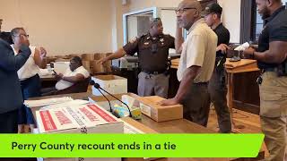 Watch: Perry County recount ends in a tie