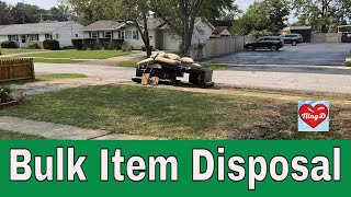 Bulky Item Disposal // Junk Removal // How to Dispose Bulky Items - @NingD