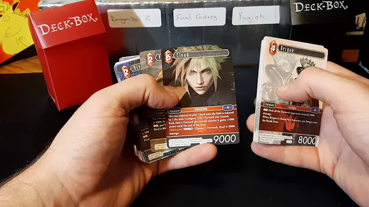 ASMR Gum Chewing, Mouth Sounds, No Talking, Final Fantasy Card Sorting