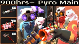 The Festive Burn🔸900+ Hours Pyro Main Experience (TF2 Gameplay)