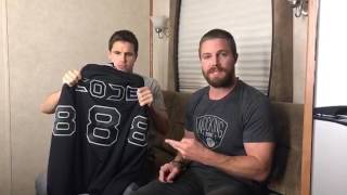 Stephen Amell and Robbie Amell  Facebook live  We hit 2 Million! Code8.com