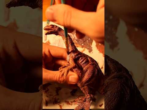 Making A Dinosaur Stop Motion #stopmotion #shorts