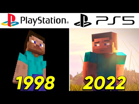 Evolution Of MINECRAFT PlayStation Games (1998-2022)