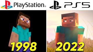 Evolution of MINECRAFT PlayStation Games (1998-2022) screenshot 5