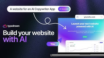 Generate your website with an AI website builder | Typedream