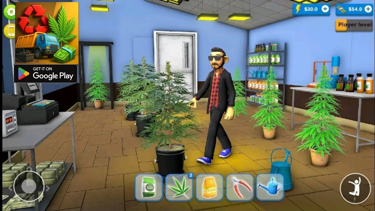 WEED FARM TRASH 🗑️ COLLECTOR Simulator Game Play Android version 