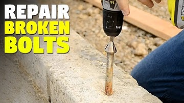 Uniburr | Deburring Tool That Repairs Damaged Bolts