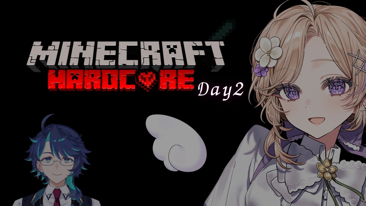 【 Minecraft / ハードコア 】スローライフすぎるハードコア Day2【 望羽ふわる視点 】