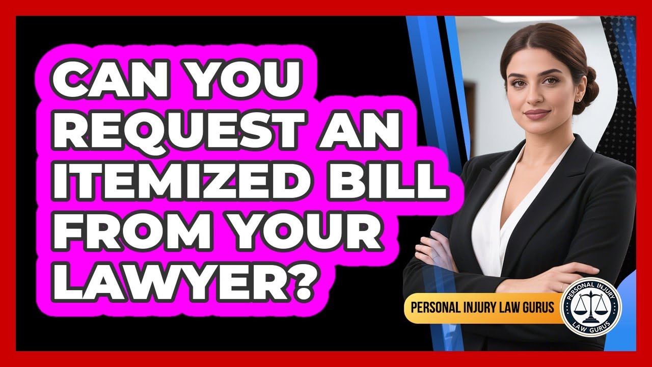 Can You Request An Itemized Bill From Your Lawyer?