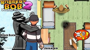 Robbery Bob 2 Pilfer Peak : Dealer Costume Vs Jailbird Costume Use Tool Part 8