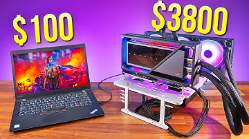 I Added a $3800 GPU to a $100 Laptop! Can it Game? - ASUS ROG Matrix eGPU