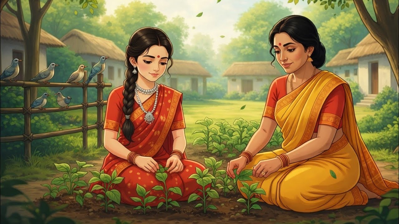 Morning Vegetable Harvest in a Quiet Indian Village | Peaceful Life ASMR 🍃