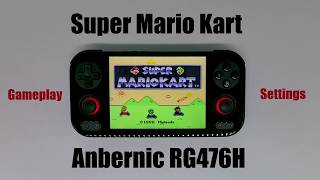 Super Mario Kart (SNES) on Anbernic RG476H | Gameplay & Settings | Snes9x EX+ screenshot 5