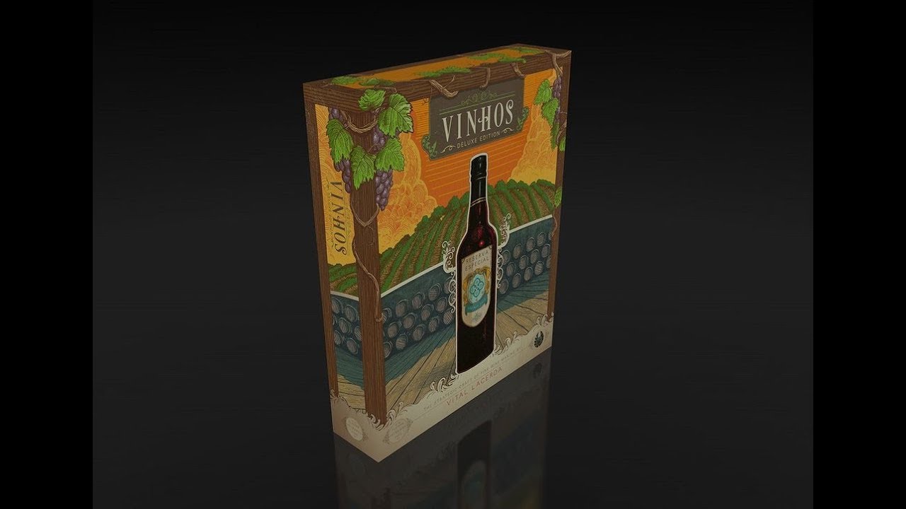 Vinhos настольная игра. Vinhos Deluxe Edition.