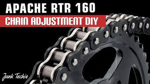 How to adjust your bike chain | APACHE RTR 160 4V