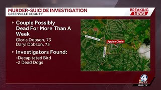 Coroner releases names of husband, wife found dead in Greenville home