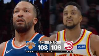 INSANE ENDING to New York Knicks vs Atlanta Hawks Game 3 - Final 2 Minutes