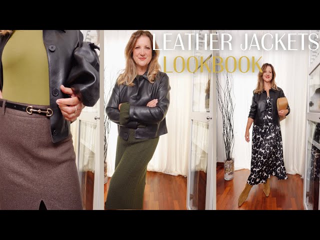 How to Style Leather JACKETS to Modernise your Autumn WARDROBE