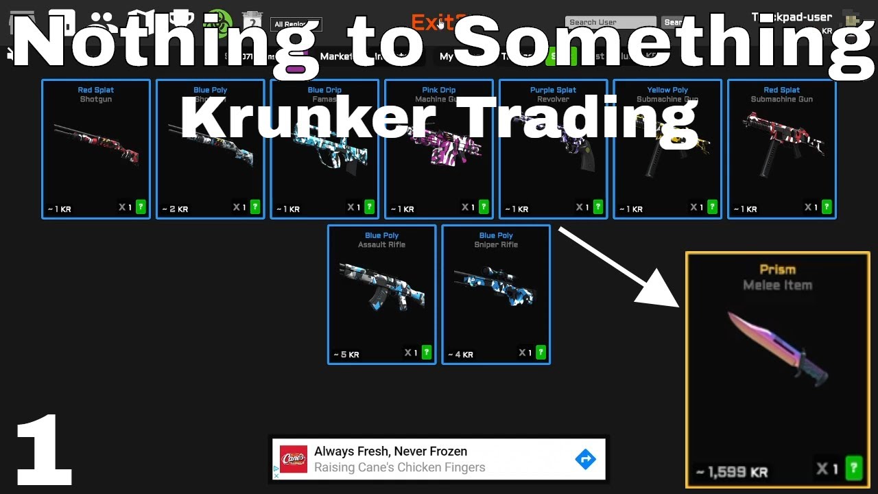 Krunker Nothing to Something Ep.1 | Krunker Trading discord - YouTube