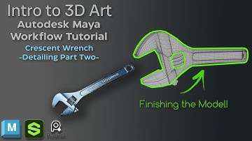 Getting Started in Autodesk Maya | 3D Modeling a Crescent Wrench | Tutorial Series Part 3