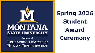 EHHD Student Awards Spring 2026