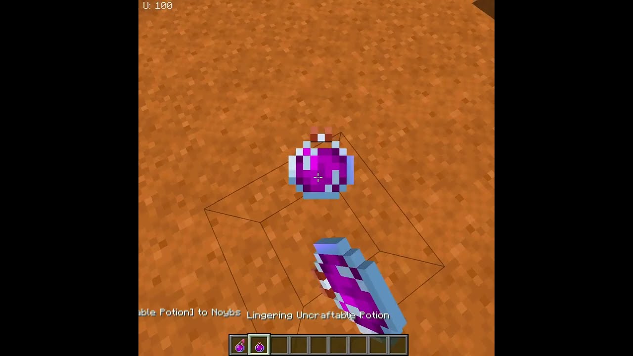 This Potion Kills Players In Creative Mode Shorts