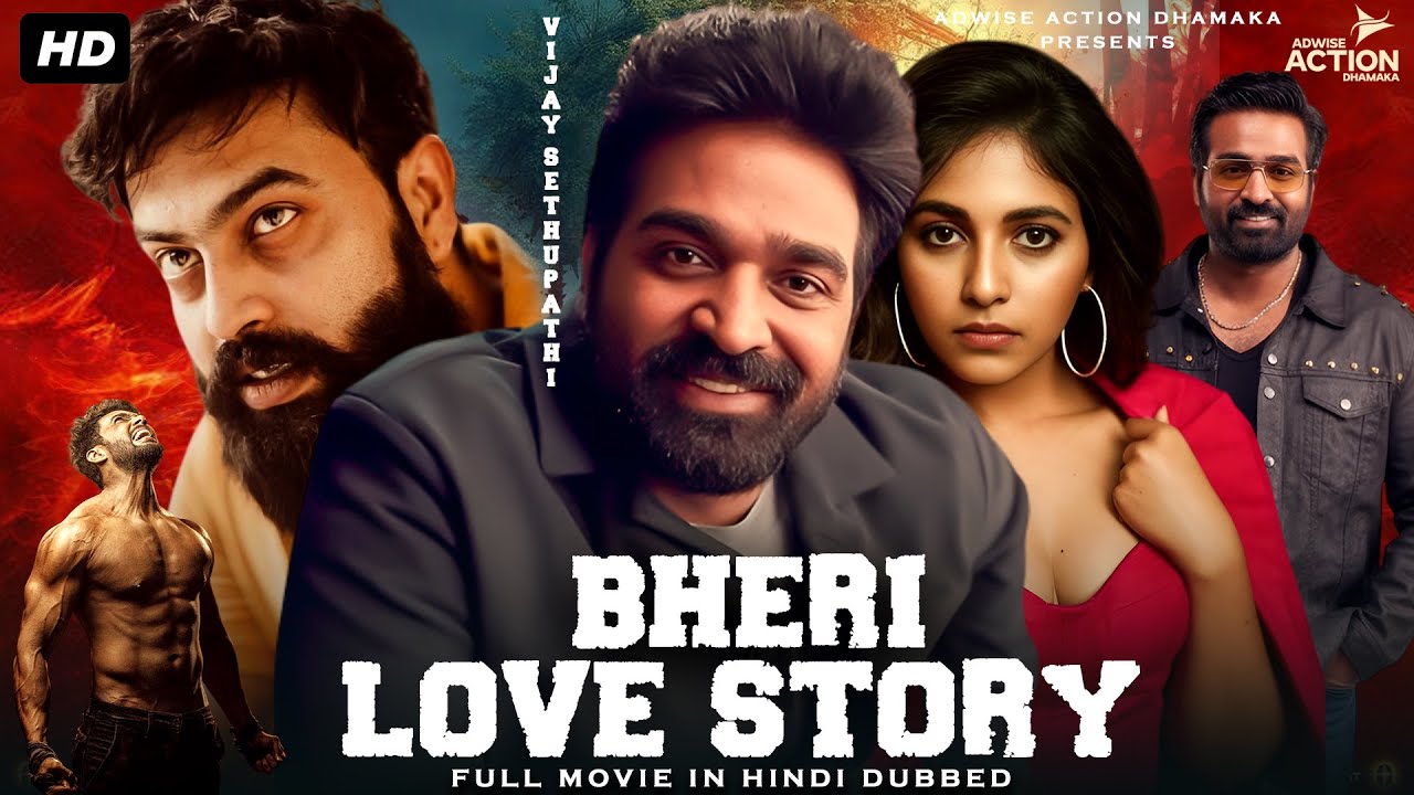 ''BHERI LOVE STORY'' | Full South Monday Romance Love Story | Vijay Setupathi South Hindi Movie