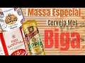 Massa Pizza Cerveja Mel + Biga + Blend Farinhas 70% Hidratação