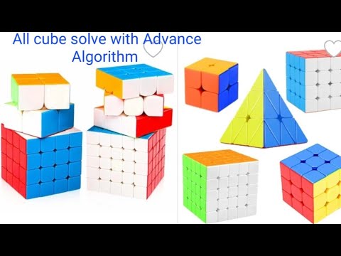 Rubik's cube solve 2×2 3×3 4×4 5×5with Advance Algorithm @Cubelelo ...