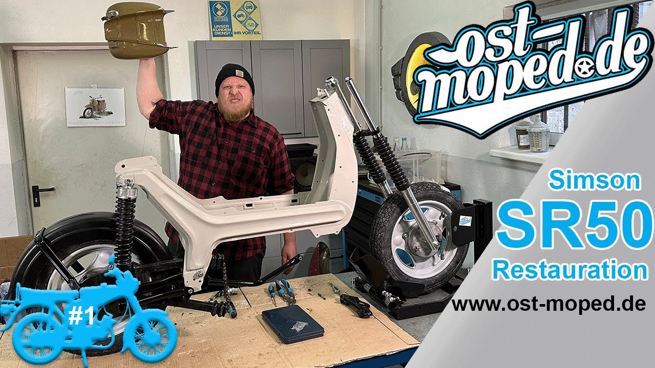 Simson SR50 - Folge 1 - Fahrgestell und Räder