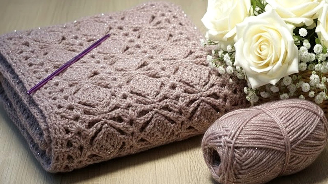 🙋‍♀️🏆😍Я ЕГО НАШЛА!!! УЗОР КРЮЧКОМ ДЛЯ ПАЛАНТИНА! (вязание крючком подробно для начинающих) Crochet