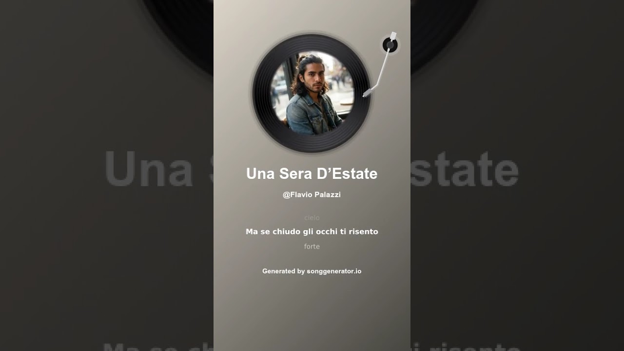 Una Sera D’Estate