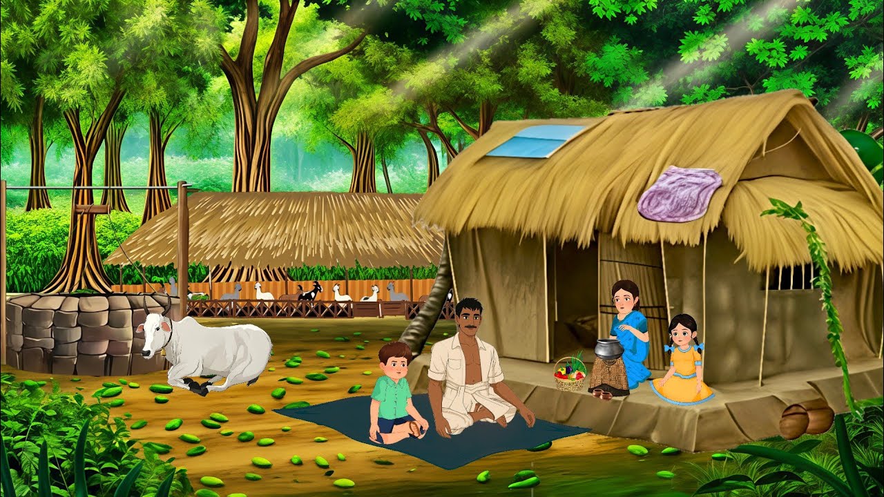 गरीब लकड़हारे की चतुर पत्नी | Hindi Story | Hindi Kahaniya | Moral Stories | cartoon story