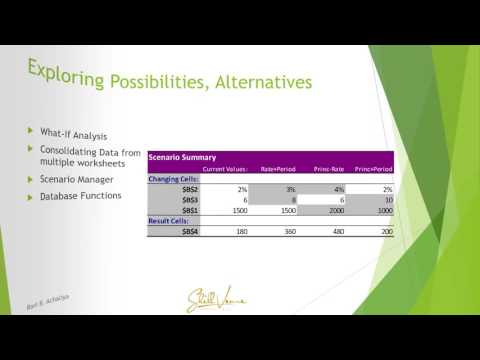 Advance MS Excel demo by Skill Venue