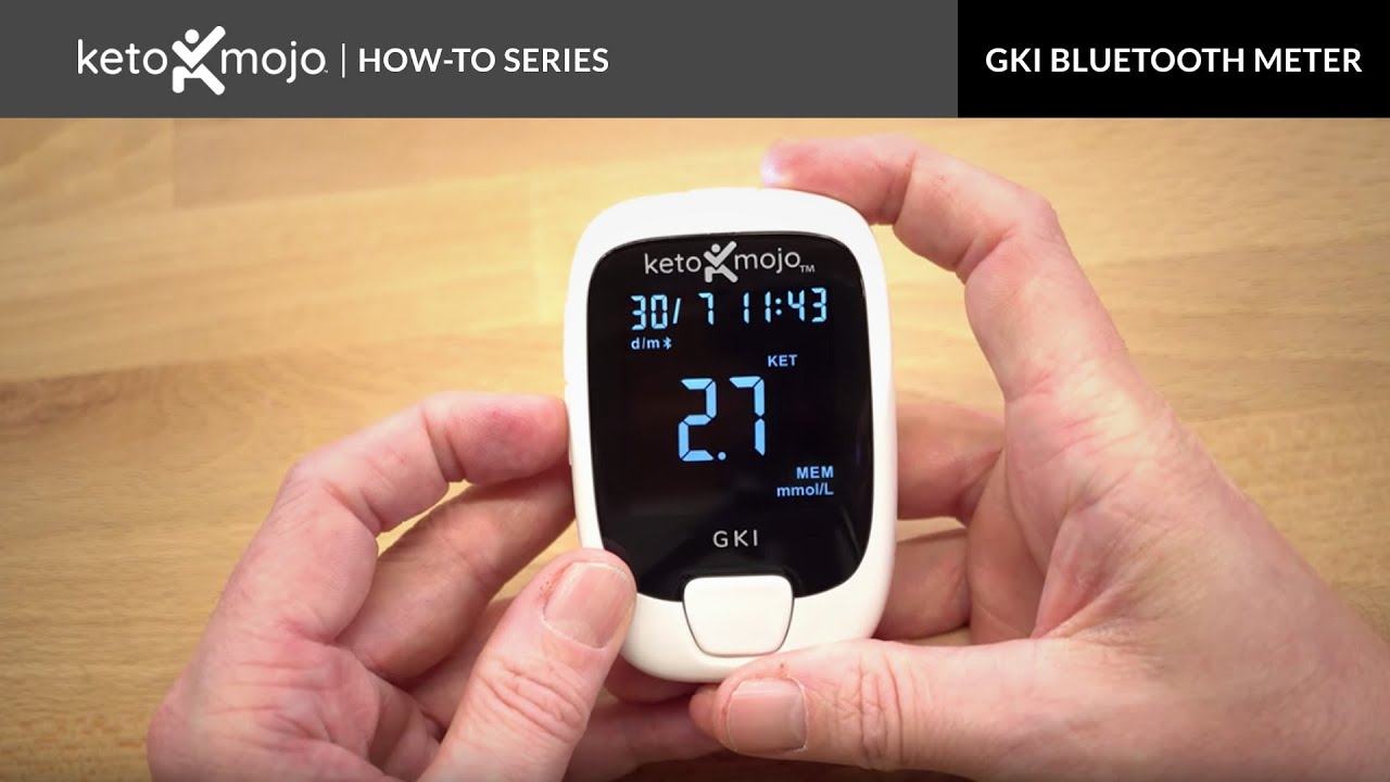 Scrolling Through Your Readings on the KetoMojo GKI Bluetooth Meter