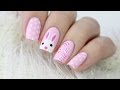 Cute & Easy Easter Bunny Nails!