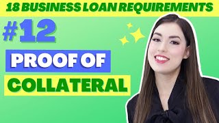 Proof of Collateral: 18 Business Loan Requirements