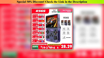 Review BOYHOM Open Source R36S Retro Handheld Game Console Linux System 3.5 Inch IPS Screen Portabl