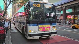 All The Staten Island Bound SIM8, SIM25 and The SIM30 Express Buses 