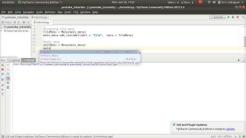 Python GUI Tutorial  - 9 - creating drop down menus