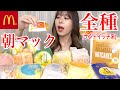 【大食い】朝マック全種類爆食い!朝から元気もりもり!【モッパン】