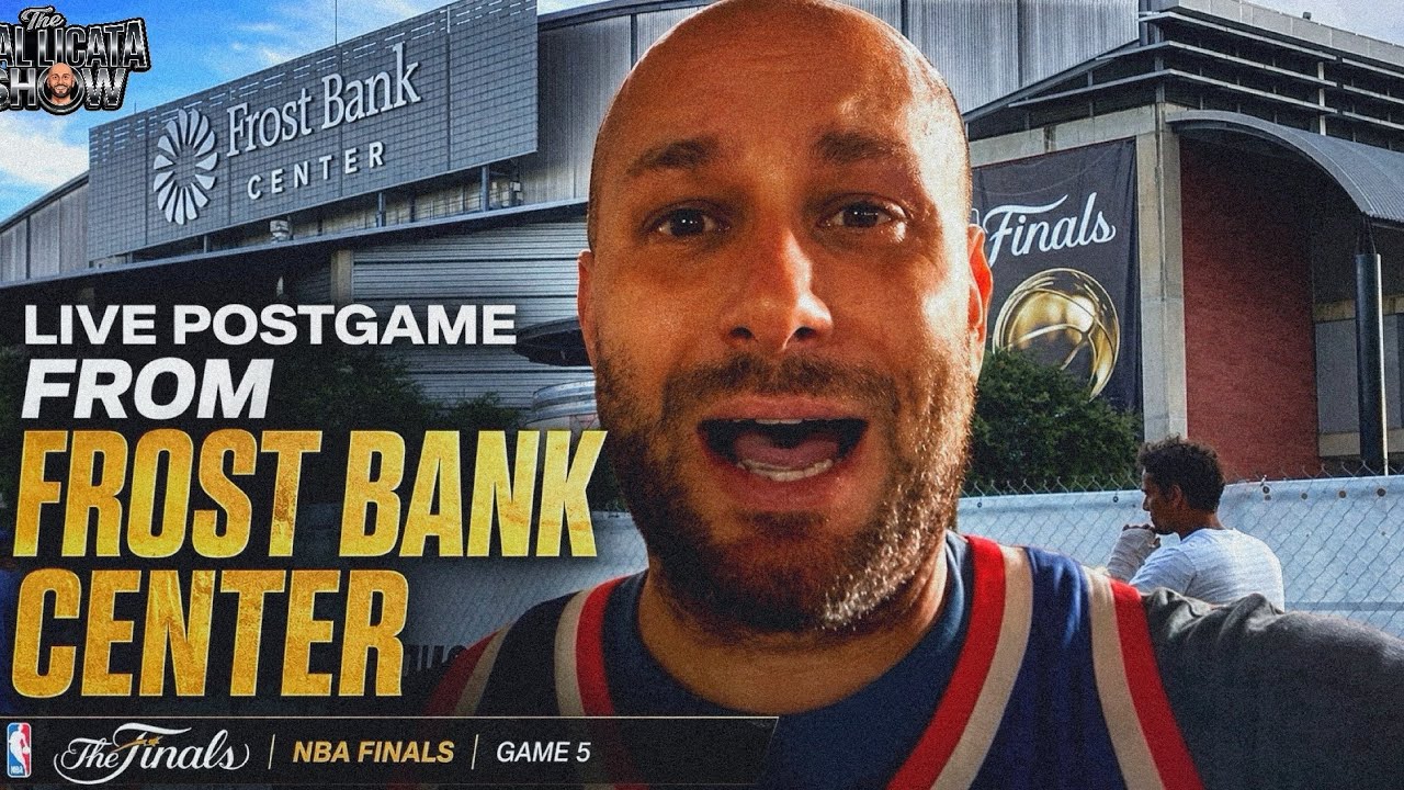 THE KNICKS ARE NBA CHAMPIONS (live postgame outside of Frost Bank)