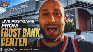THE KNICKS ARE NBA CHAMPIONS (live postgame outside of Frost Bank)
