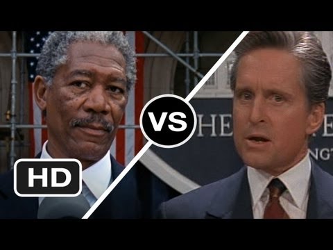 Morgan Freeman vs. Michael Douglas - Which Movie President Would You Vote For? Movie HD