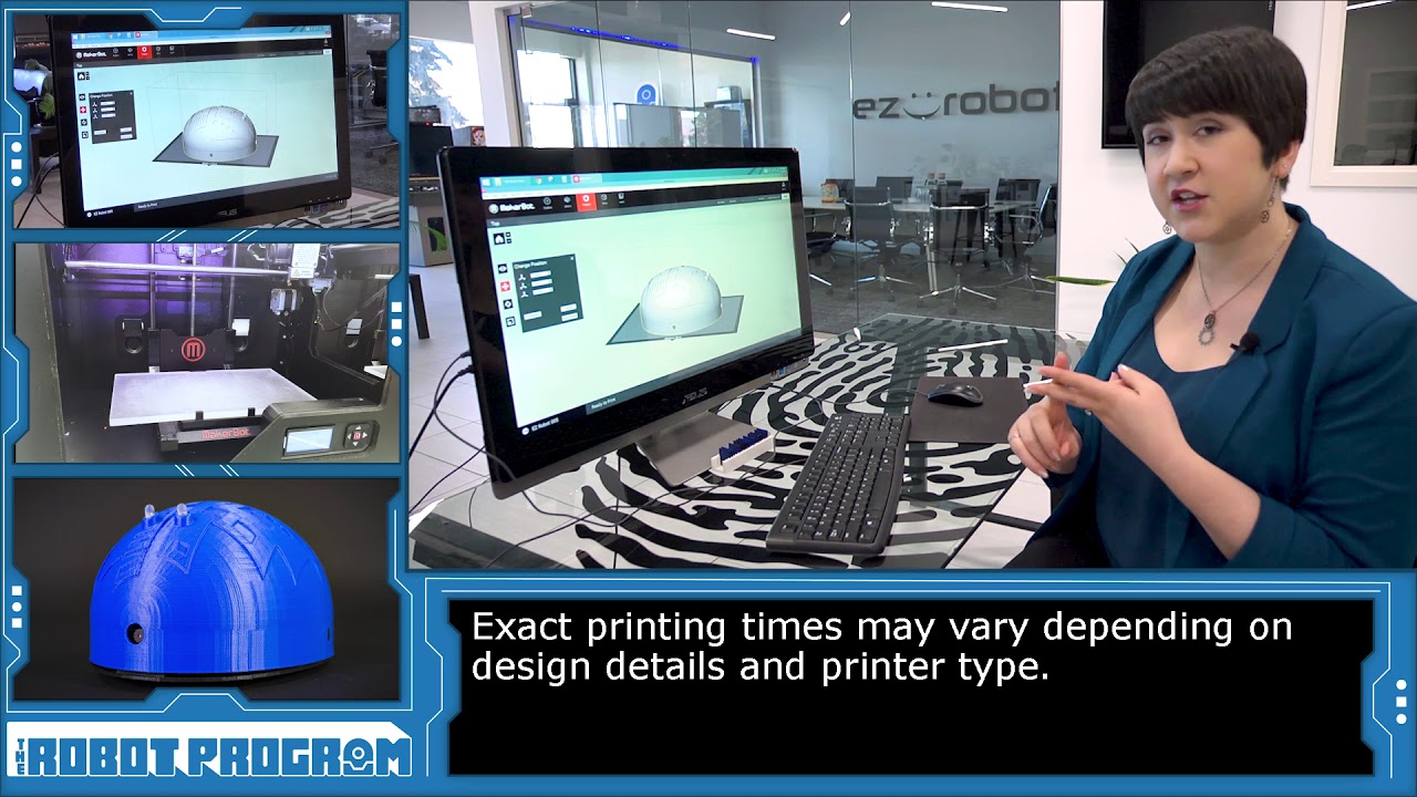 The Robot Program 076 - 3-D Printing with Shell E